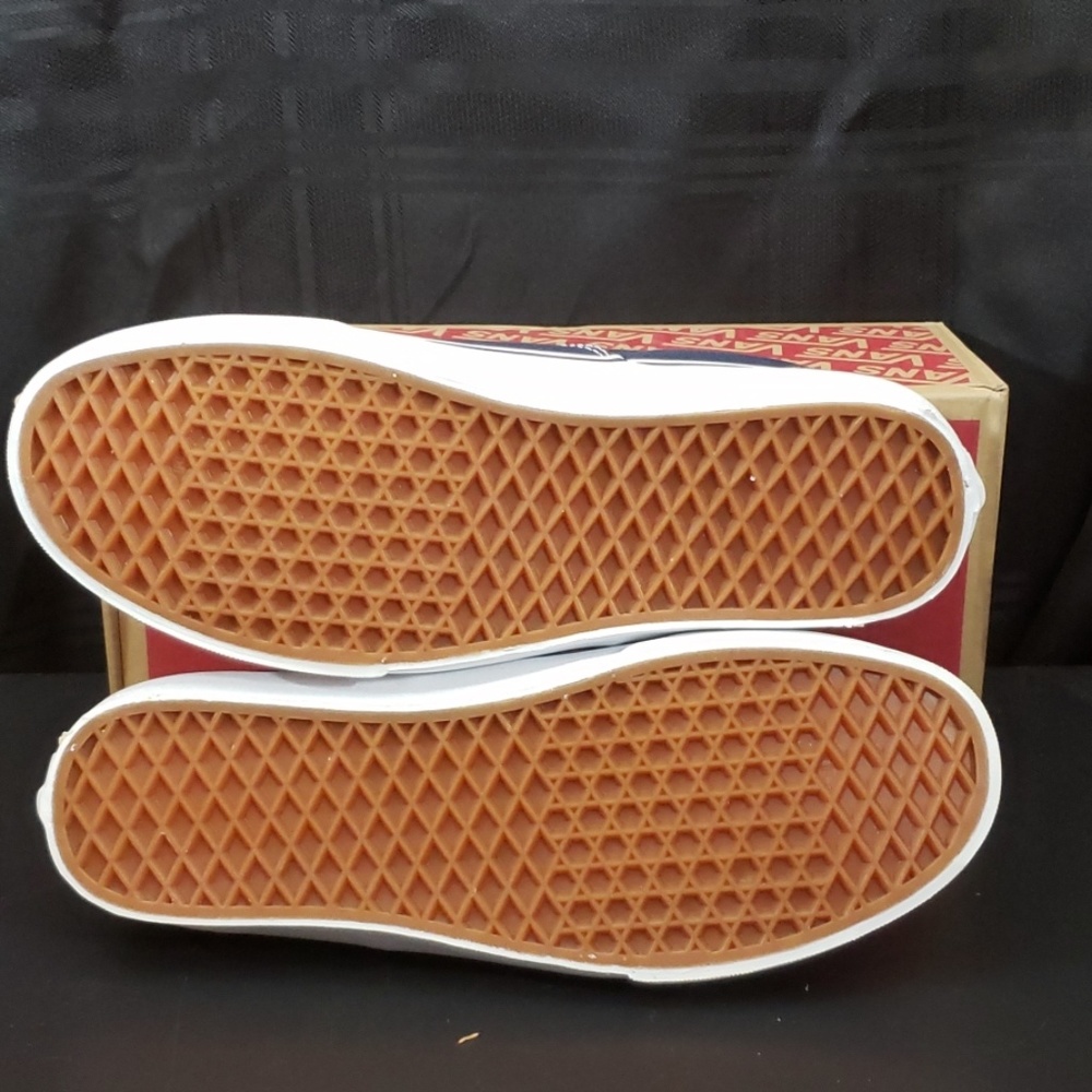 NEW! Vans Era 59 Neon Leather Red/Dress Blue - Picture 5 of 5